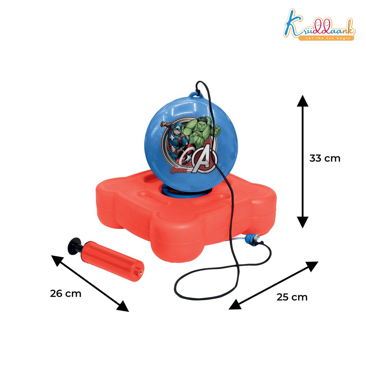 kriiddaank Marvel Avengers Reflex Soccer Ball - Solo Training Kit for Kids