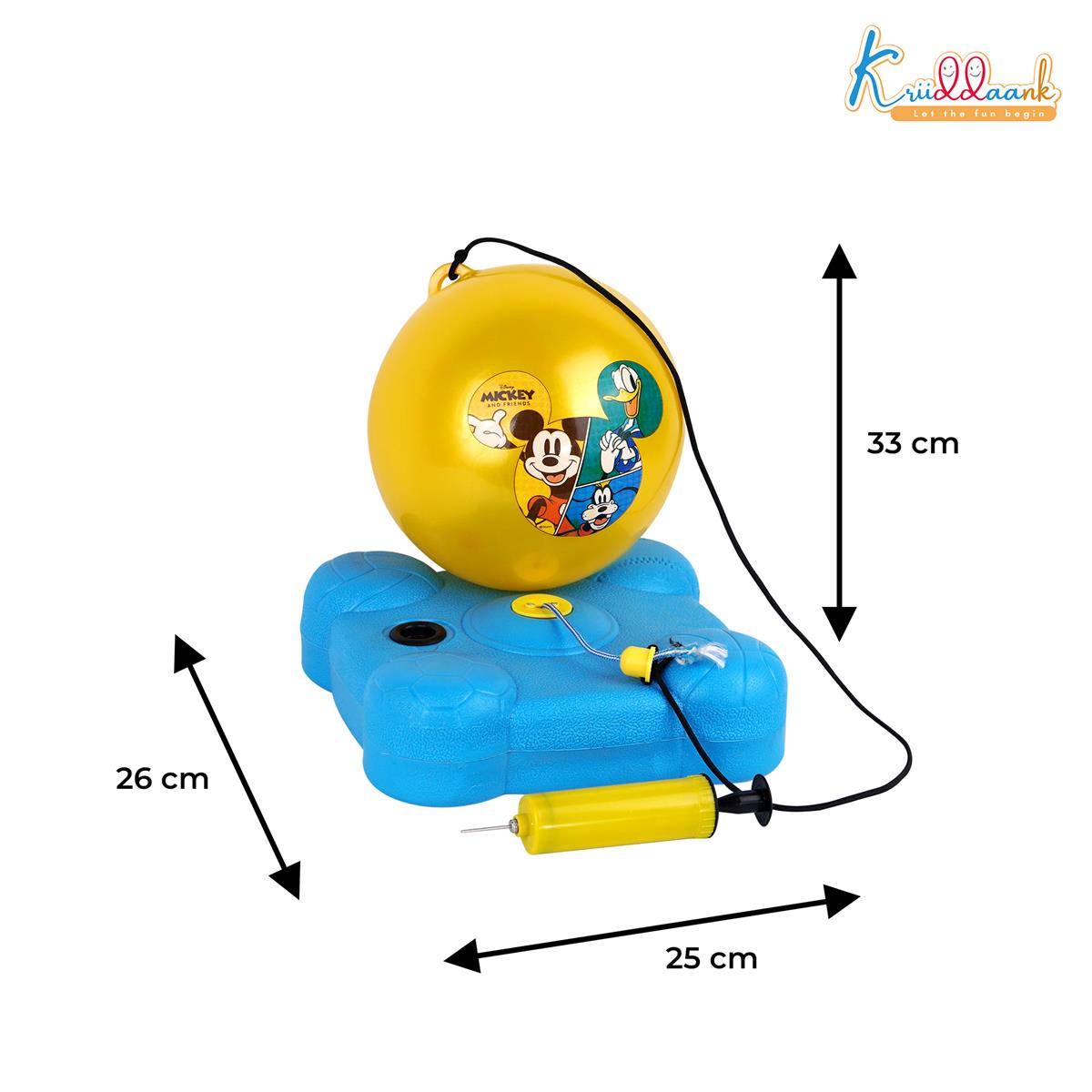 Kriiddaank Disney Mickey Reflex Soccer Ball Set for Kids
