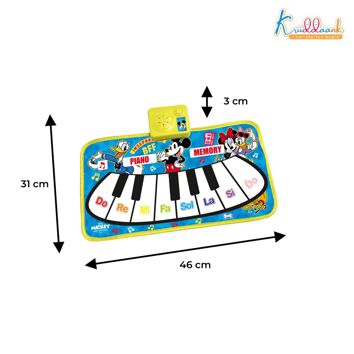 Kriiddaank Disney Mickey Mouse Piano Music Play Mat