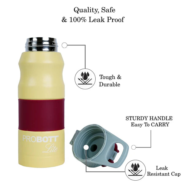 Probott Lite Bliss water bottle Yellow 700ml