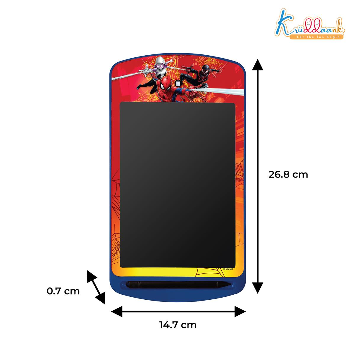 Kriiddaank 10.5 Inch Spiderman LCD Writing Tablet