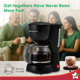 Wonderchef Veneto Brew Coffee Machine Black 600ml