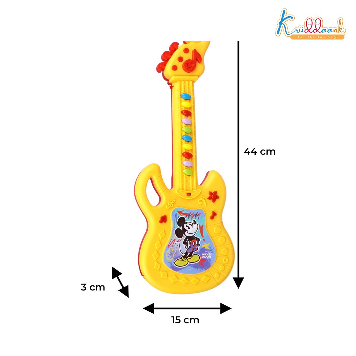 Kriiddaank Disney Mickey Mouse Theme Musical Guitar for Toddlers & Kids Red