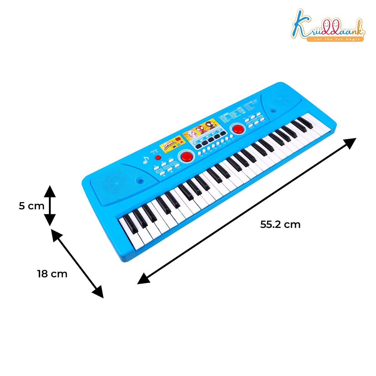 Kriiddaank Spiderman Keyboard Piano for Kids - 50 Keys
