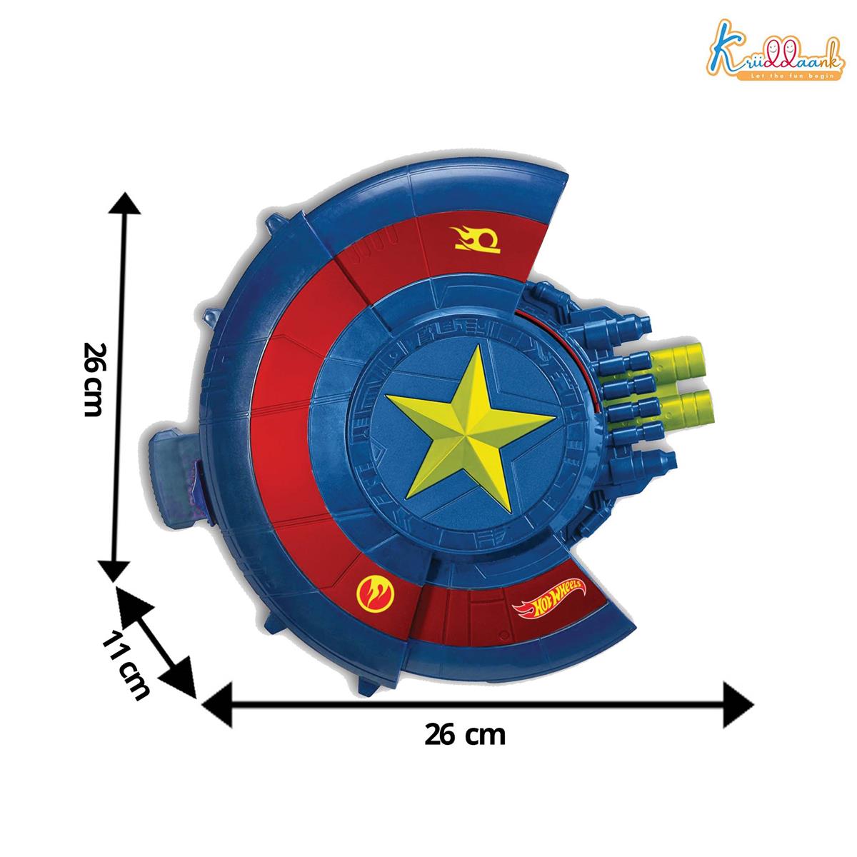 kriiddaank Hot Wheels Shield Striker Dart Blaster Toy for Kids
