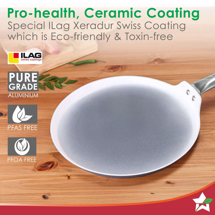 Wonderchef  Eco-Glide Ceramic Dosa Tawa 28cm
