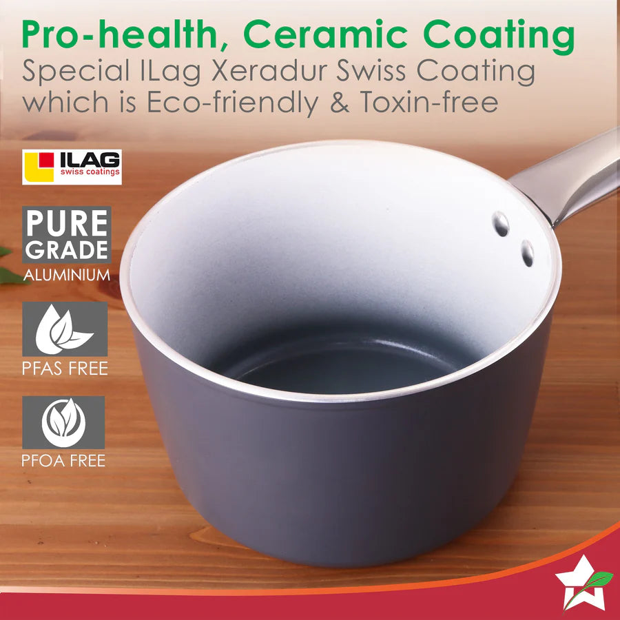 Wonderchef Eco-Glide Ceramic Saucepan 16cm,1.75L