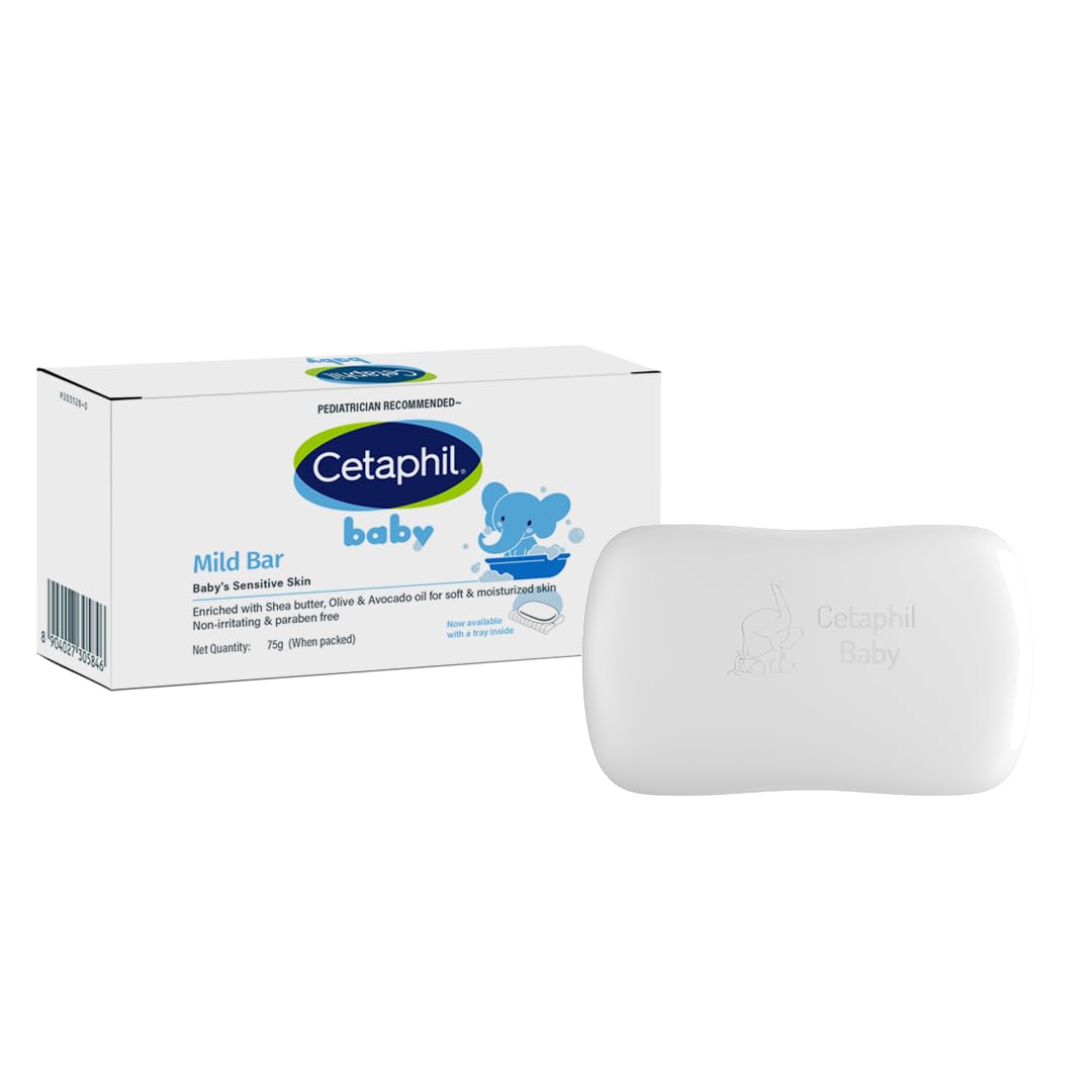Cetaphil Baby Mild Cleansing Bar for Newborns & Babies 75 gm
