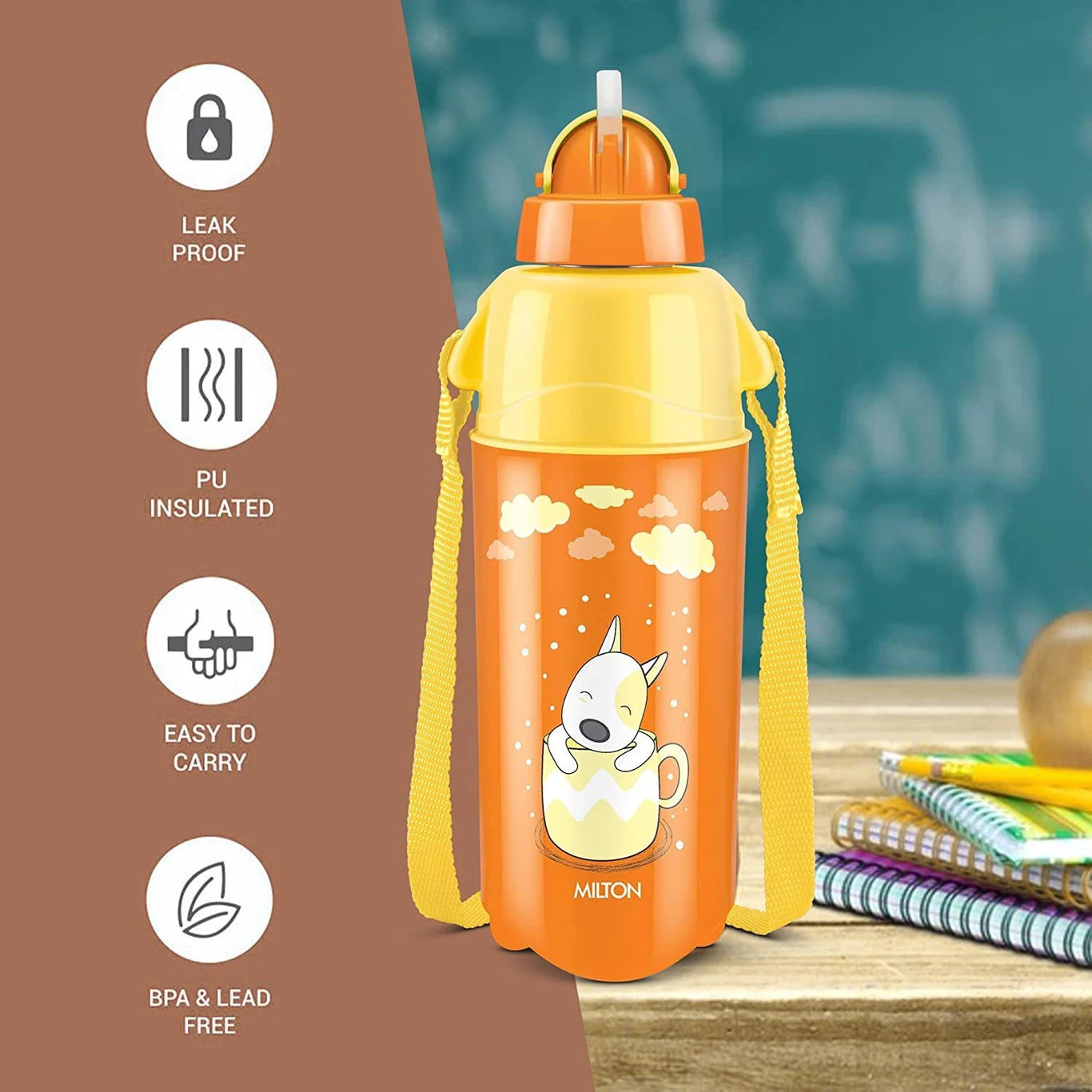 Milton Kool Trendy Bottle Orange 500ML