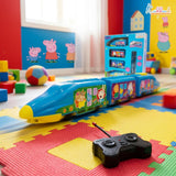 Kriiddaank Peppa Pig Theme RC Train Toy for Kids