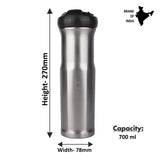 Probott Swipe Stainless Steel Water Bottle 600ml
