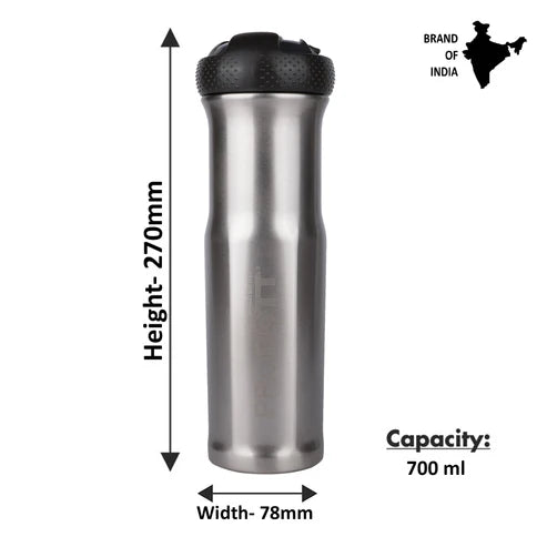 Probott Swipe Stainless Steel Water Bottle 600ml