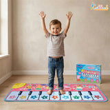 Kriiddaank Peppa Pig Piano Music Play Mat for Kids - 8 Keys & 3 Function Modes