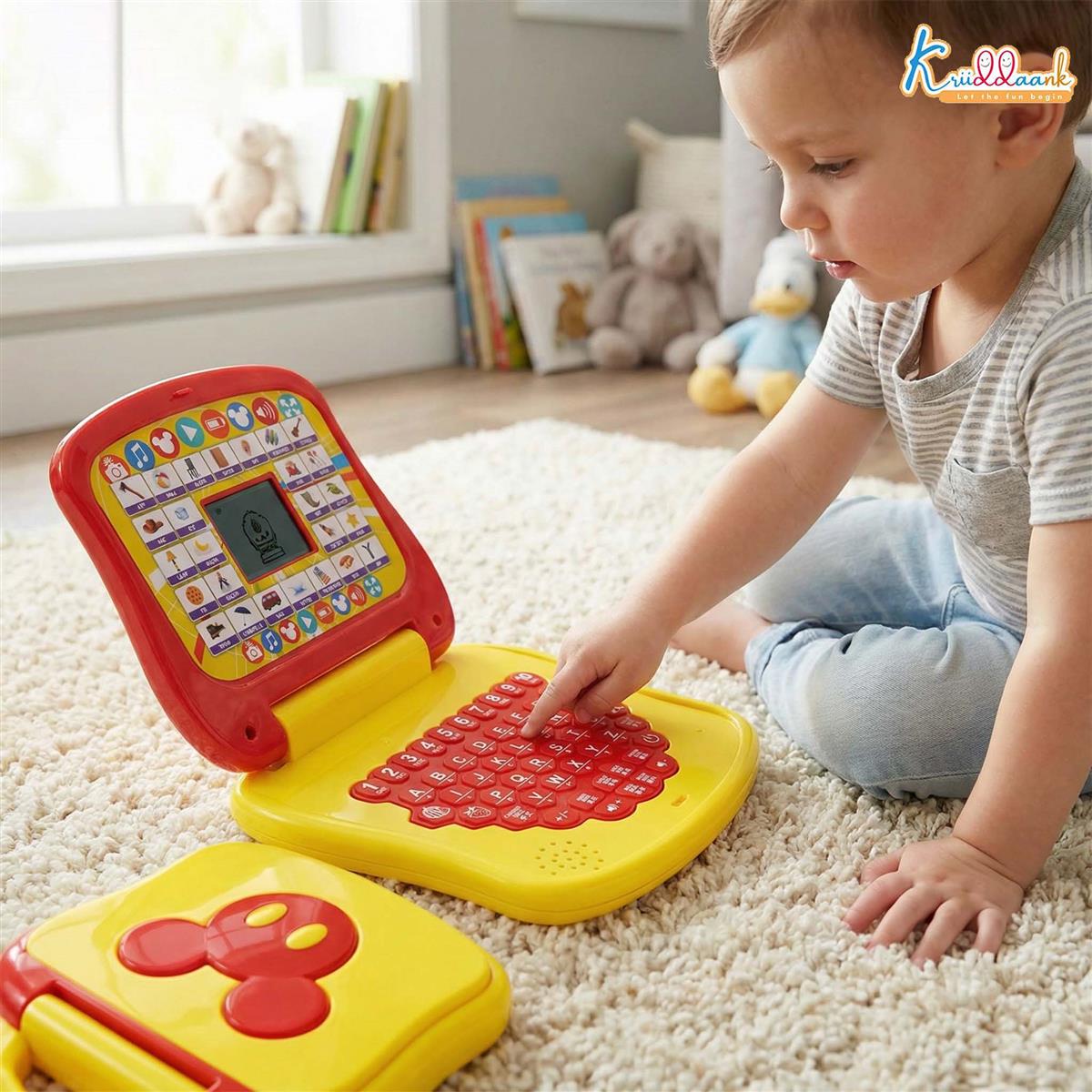 Kriiddaank LTS Mickey Mouse Theme Educational Laptop for Kids