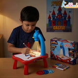 Kriiddaank Spiderman Tracing Projector Set for Kids Blue