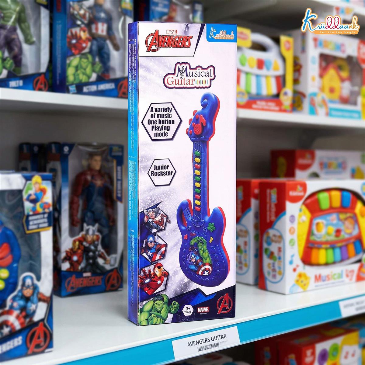 Kriiddaank Marvel Avengers Theme Musical Guitar for Kids