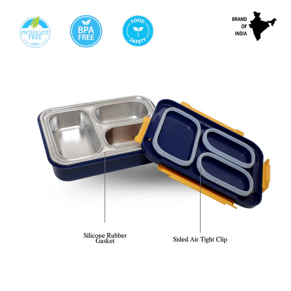 Probott Stainless Steel Lunch Box Blue 710ml