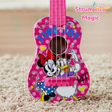 Kriiddaank Minnie Guitar Big - 4-String Musical Toy for Kids with Adjustable Tension