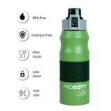 Probott Lite Bliss water bottle Green 700ml