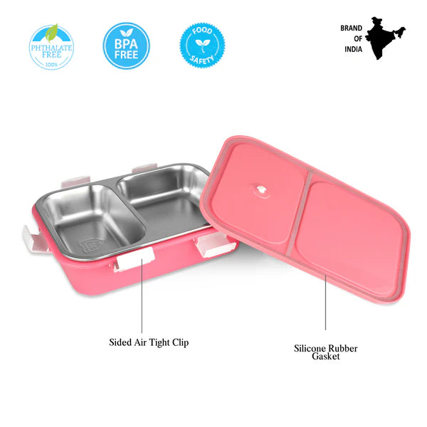 Probott Stainless Steel Lunch Box Pink 750ml