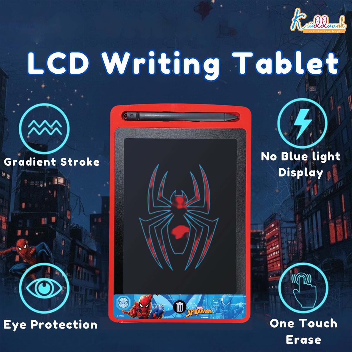 Kriiddaank Spiderman LCD Writing Tablet