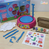Kriiddaank Hasbro Peppa Pig Theme Pottery Wheel Kit