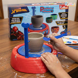 Kriiddaank Spiderman Pottery Wheel Modeling Set for Kids