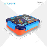 Probott Stainless Steel Lunch Box Orange 710ml