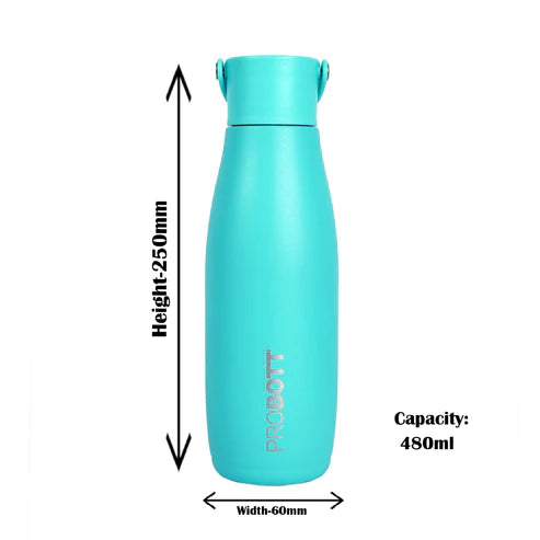 Probott Trendy Stainless Steel Water Bottles 480ml