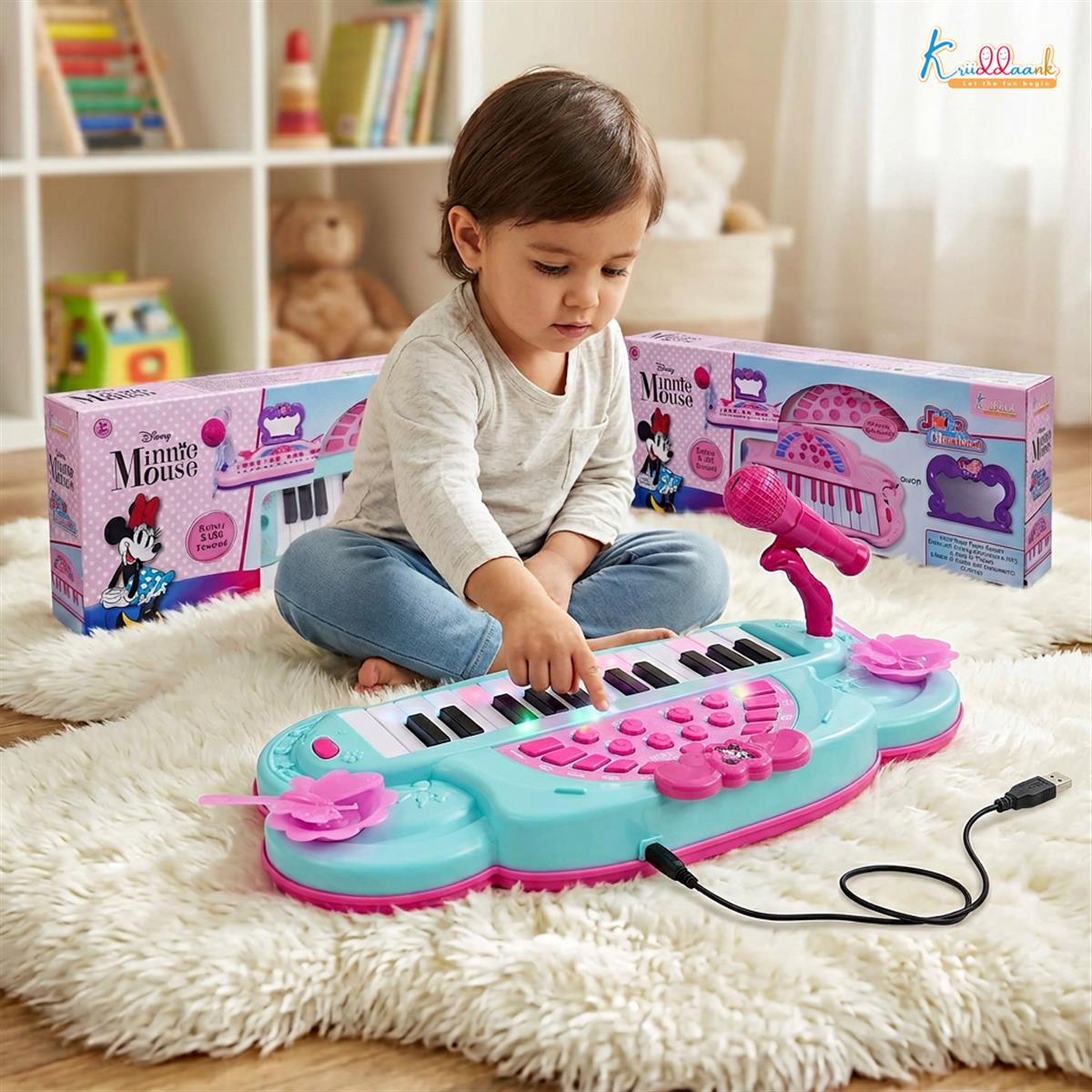 Kriiddaank Minnie Theme Musician Music Set - 25 Key