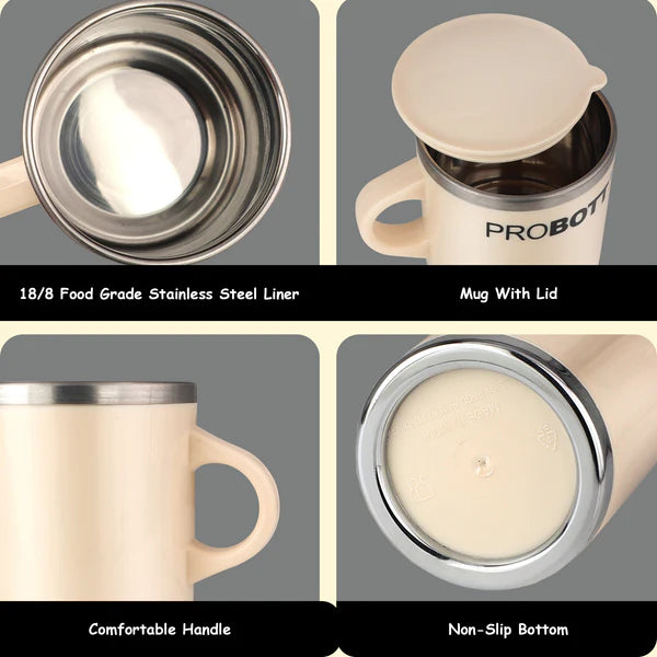 Probott Costa Stainless Steel Mug Beige 250ML
