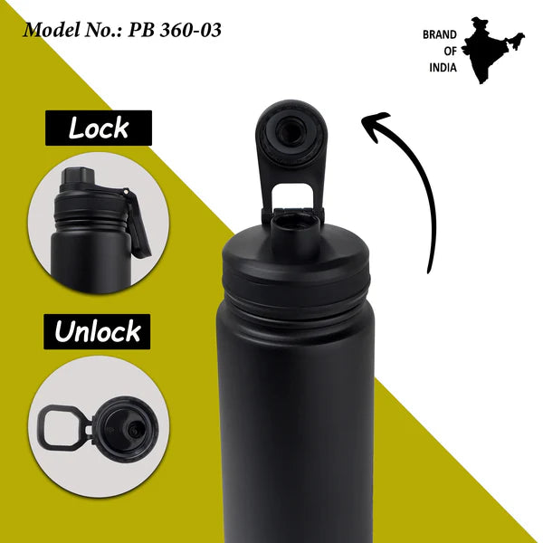 Probott Class water bottle Black 360ml