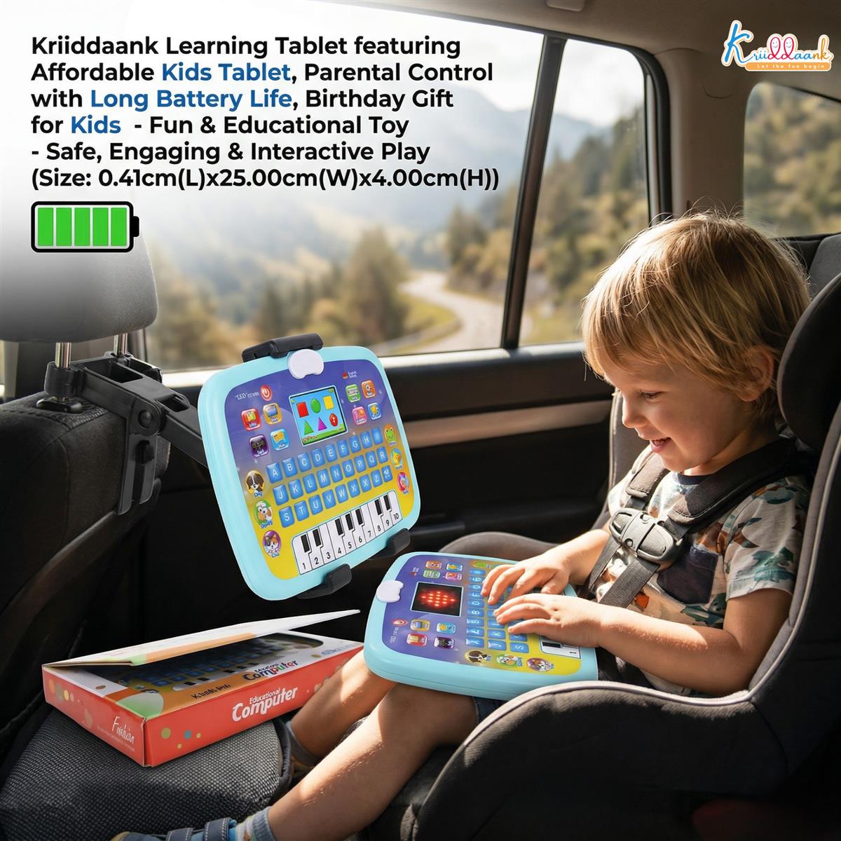 Kriiddaank Kids Learning Tablet , Multicolor