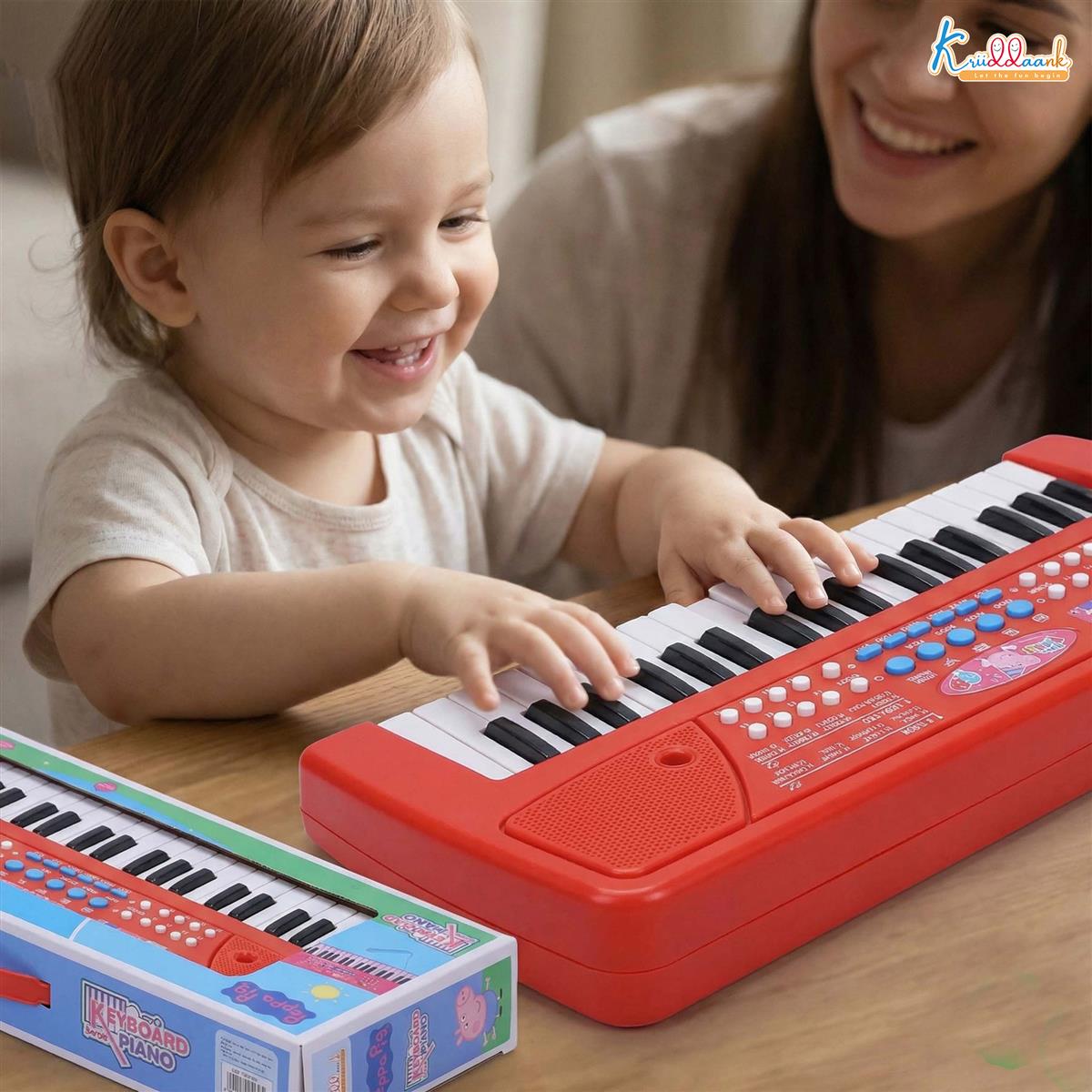 Kriiddaank Barbie Keyboard Piano 400 for Kids - 37 Keys