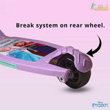 Kriiddaank Disney Frozen Adventure 3-Wheel Kick Scooter for Kids - 5-Level