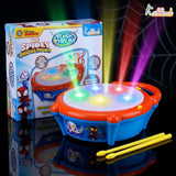 Kriiddaank Marvel Spiderman Theme Flash Drum for Kids
