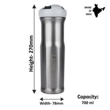 Probott Swipe Stainless Steel Water Bottle 600ml