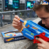 kriiddaank Hot Wheels Blaster Gun Toy for Kids - Soft Bullet Foam Blaster with 10 Darts, Target Board & Safety Glasses