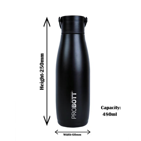 Probott Trendy Stainless Steel Water Bottles 480ml
