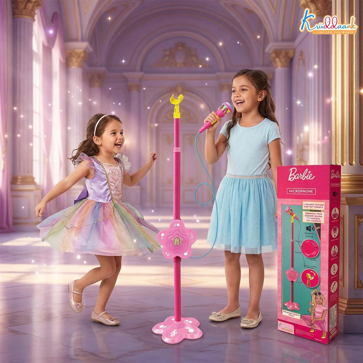 Kriiddaank Mattel Barbie Theme Microphone Pink