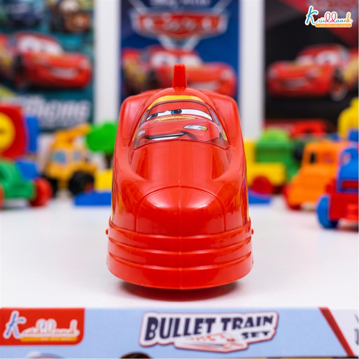 Kriiddaank Disney Pixar Cars Electric Bullet Train Set