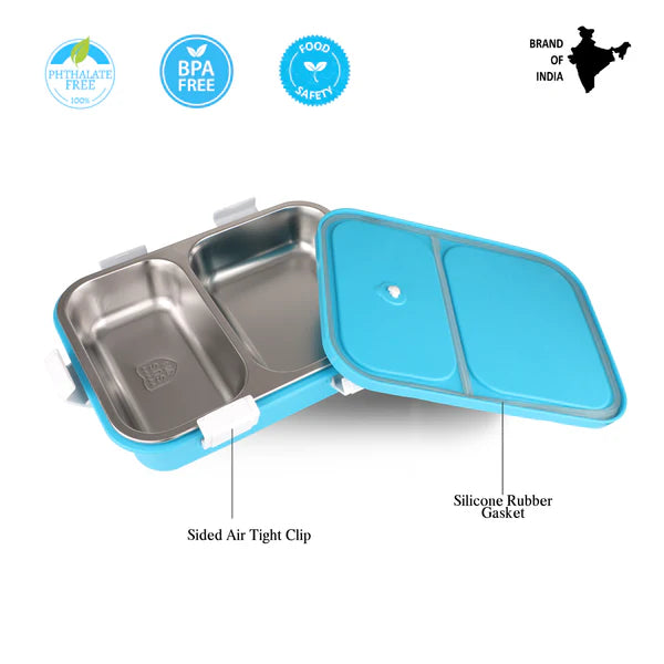 Probott Stainless Steel Lunch Box Blue 750ml