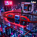 Kriiddaank Marvel Avengers Bullet Train Set for Kids - 11 Pcs