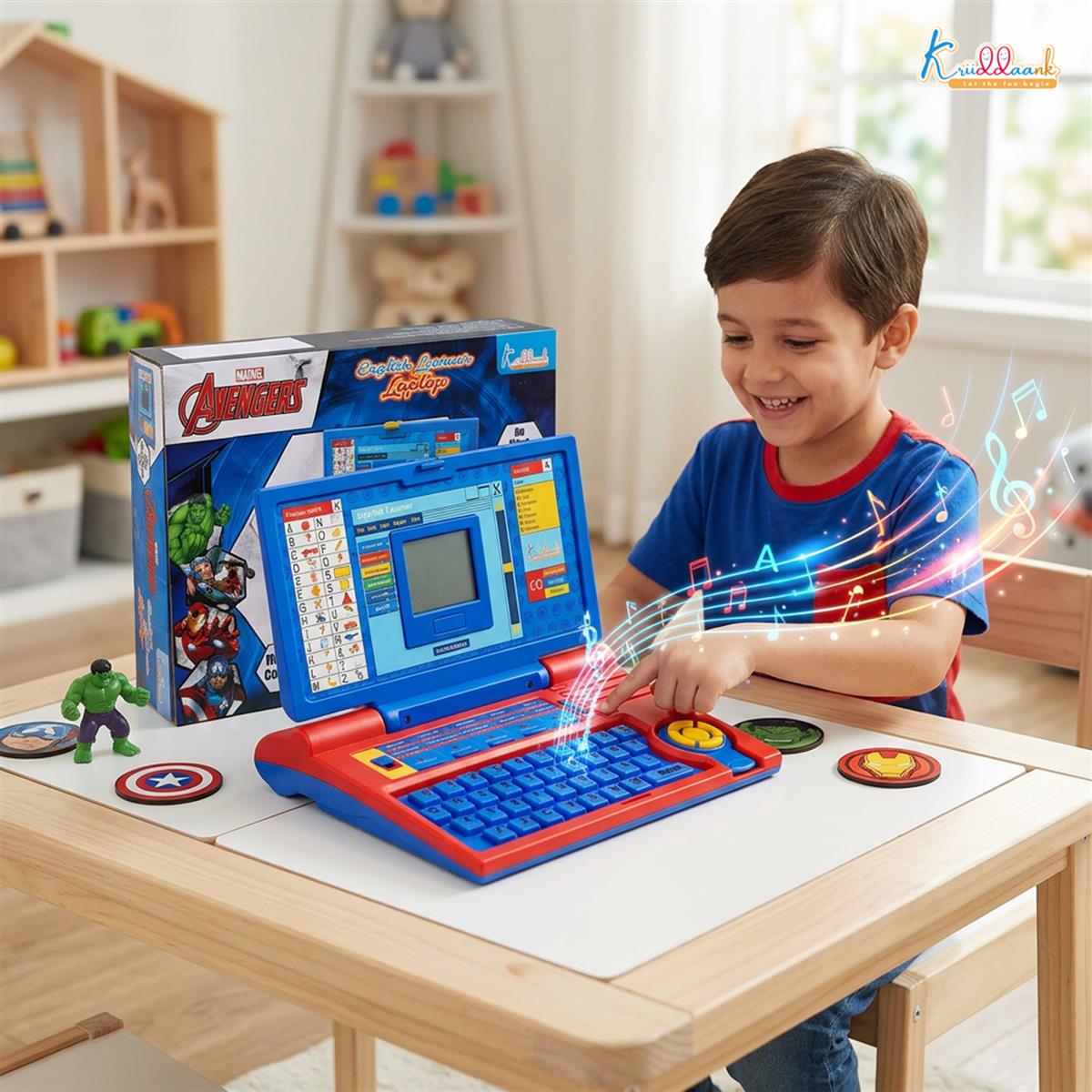 Kriiddaank Avengers Educational Laptop for Kids