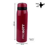 Probott Drops Water Bottle, Stainless Steel Water Bottles 500ml