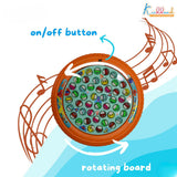 Kriiddaank Nemo Theme Musical Rotating Fishing Game for Kids Orange