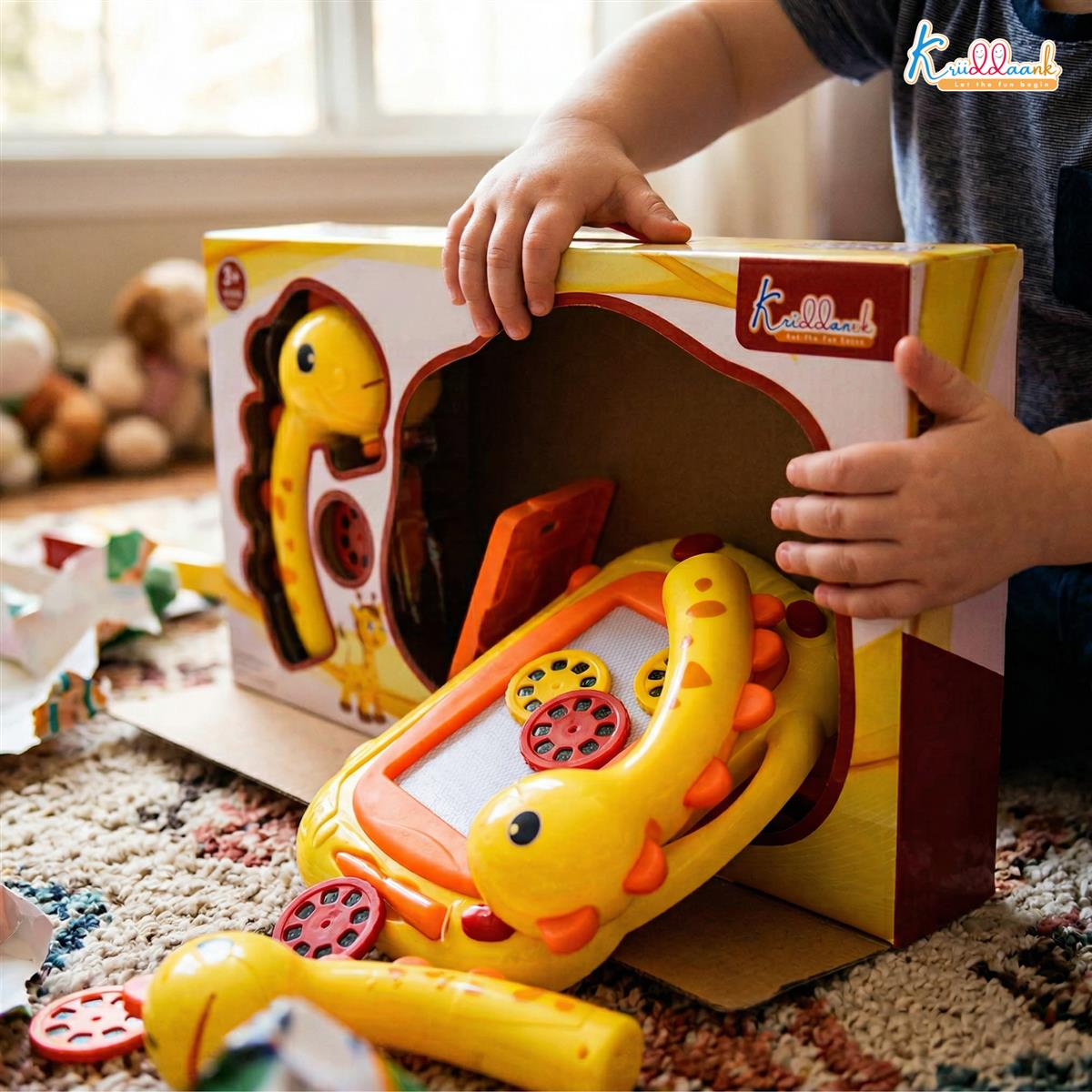 Kriiddank Giraffe Toy Projector Drawing Set for Kids