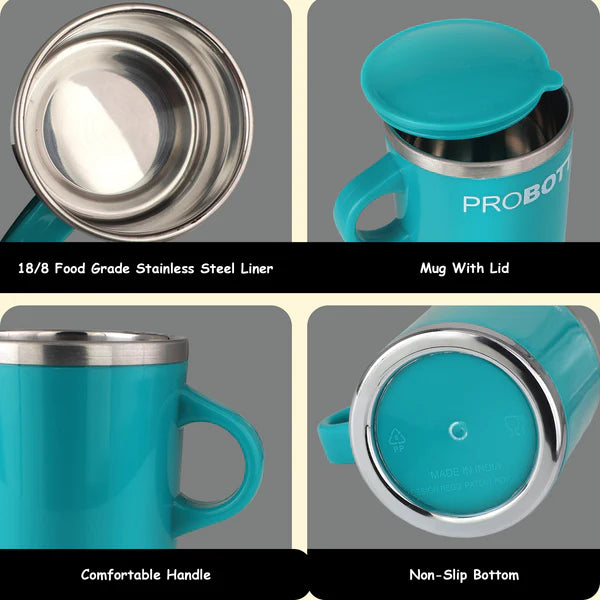 Probott Costa Stainless Steel Mug Green 250ML