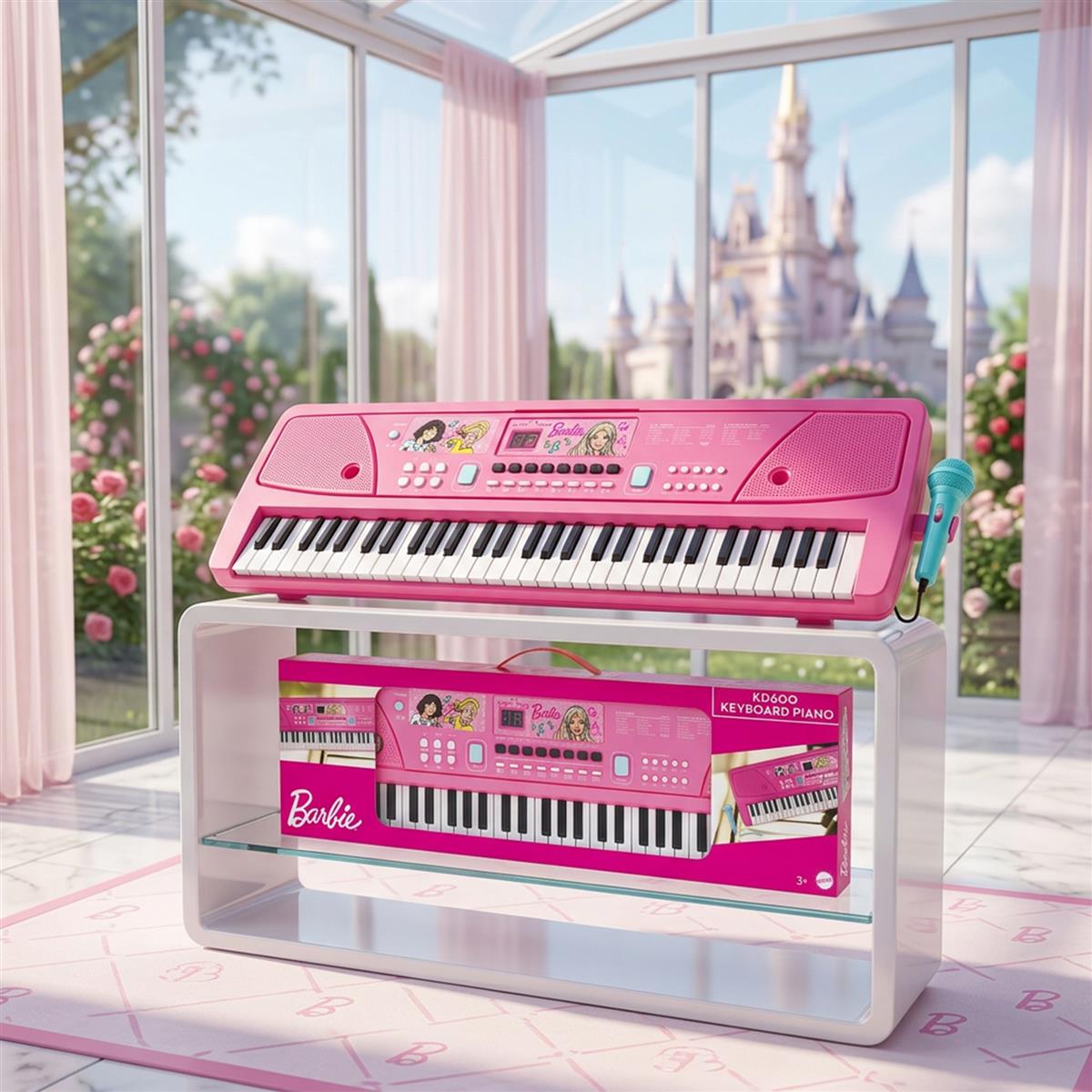 Kriiddaank Barbie Kids Keyboard Piano - 61 Key