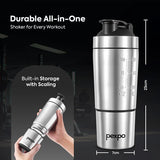 Pexpo Kinetic Stainless Steel Shaker with extra Compartment